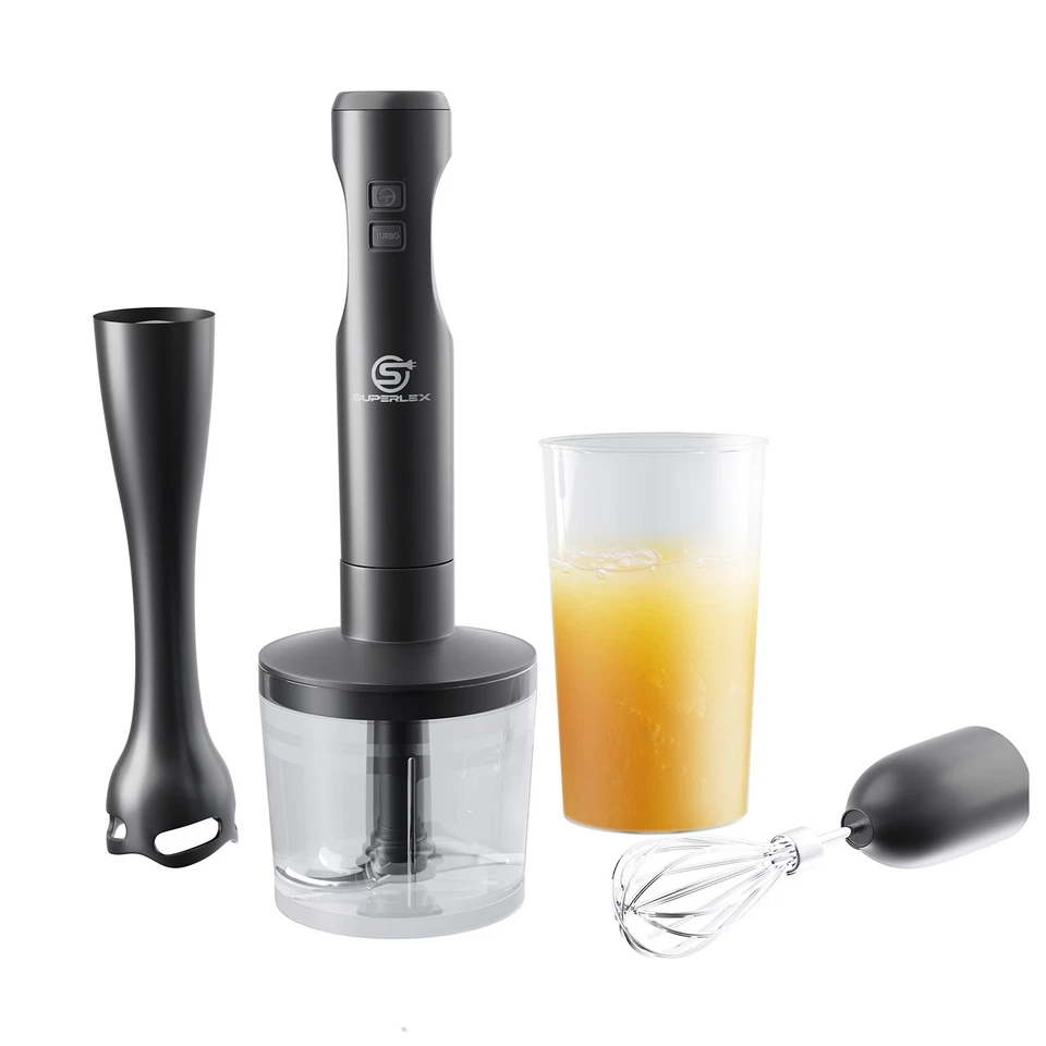 SUPERLEX Elektrische Pürierstab Hand Blender Stabmixer Multifunktional Handmixer - Bild 4 von 4