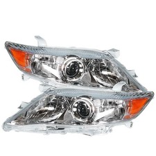 For Toyota Camry Sedan 2010-2011 Headlight Chrome Clear Lens Halogen Leftright For Toyota Camry Sedan 2010-2011 Headlight Chrome Clear Lens Halogen Leftright
