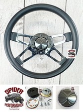 1974-1993 Volkswagen Steering Wheel 13 12 Chrome 4 Spoke 1974-1993 Volkswagen Steering Wheel 13 12 Chrome 4 Spoke