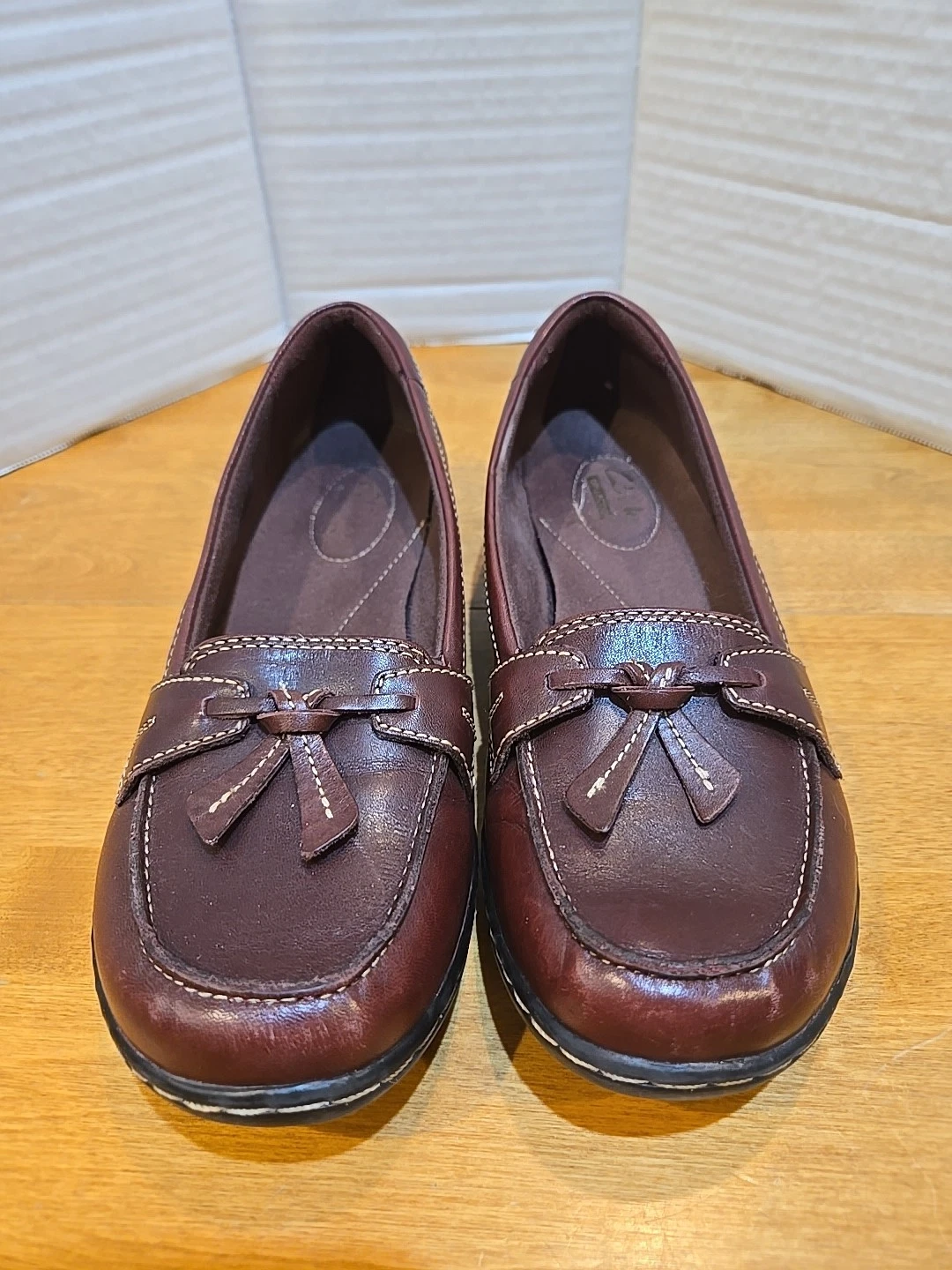 Mocassini Clarks Collection Ashland Bubble slip on donna 7 5M pelle ufficio