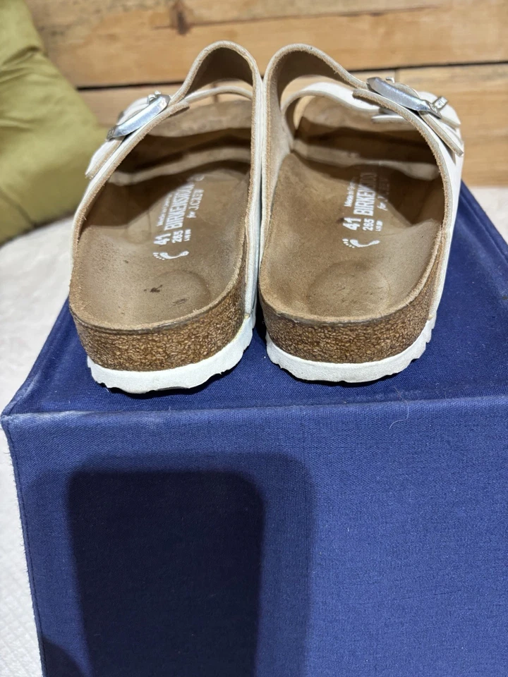 Brikenstock Sandal, 41 M - White for JCrew Two Adjustable Buckles - Image 2 of 4