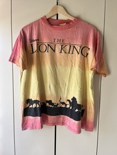 Vintage 90s The Lion King Disney Shirt L-XL AOP Single Stitch Rare Simba Timon