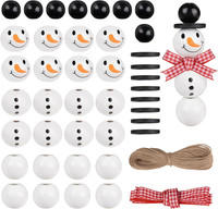 8 Set (40 StüCk) Bastelset Weihnachten,Basteln Weihnachten Kinder,Diy Schneemann