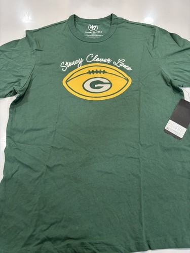 Men’s Large Green Bay Packers ’47 Brand Stoney Clover Lane T-Shirt NWT