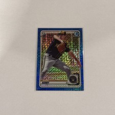 2020 Bowman Chrome Prospects Mega Box Blue Mojo Refractor /150 Aaron Ashby 02qo