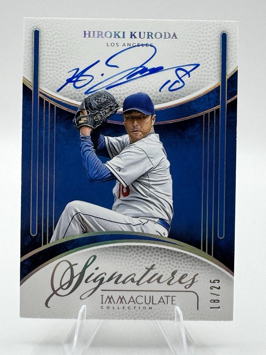 Hiroki Kuroda Baseball Autographed Sports Trading Cards
