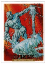 2024 Upper Deck SkyBox Marvel Masterpieces '92 Platinum Clear Cut ICEMAN #40 UD