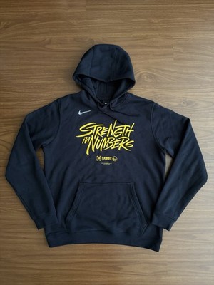 Nike Golden State Warriors Strength In Numbers 2019 NBA Playoffs Hoodie Large L
