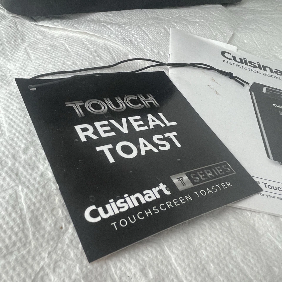 Cuisinart Toaster 4 Slice Touchscreen Model  CPT-T40 Black Compact 8x11x10” - Image 2 of 4