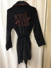 Spooky Night Hocus Pocus Bath Robe Halloween Medium Halloween W/ Pockets