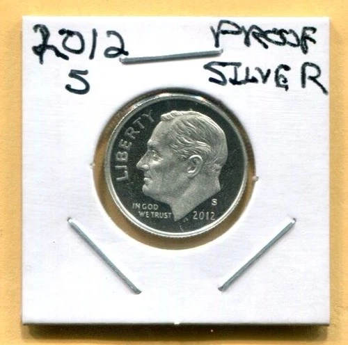 Gem 2012-S Proof Ultra-Cameo Silver Roosevelt Dime - Free Shipping