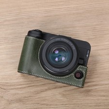 For Canon EOS RV R50v Camera Bag Leather Dock Case Base Protection Cover Shell