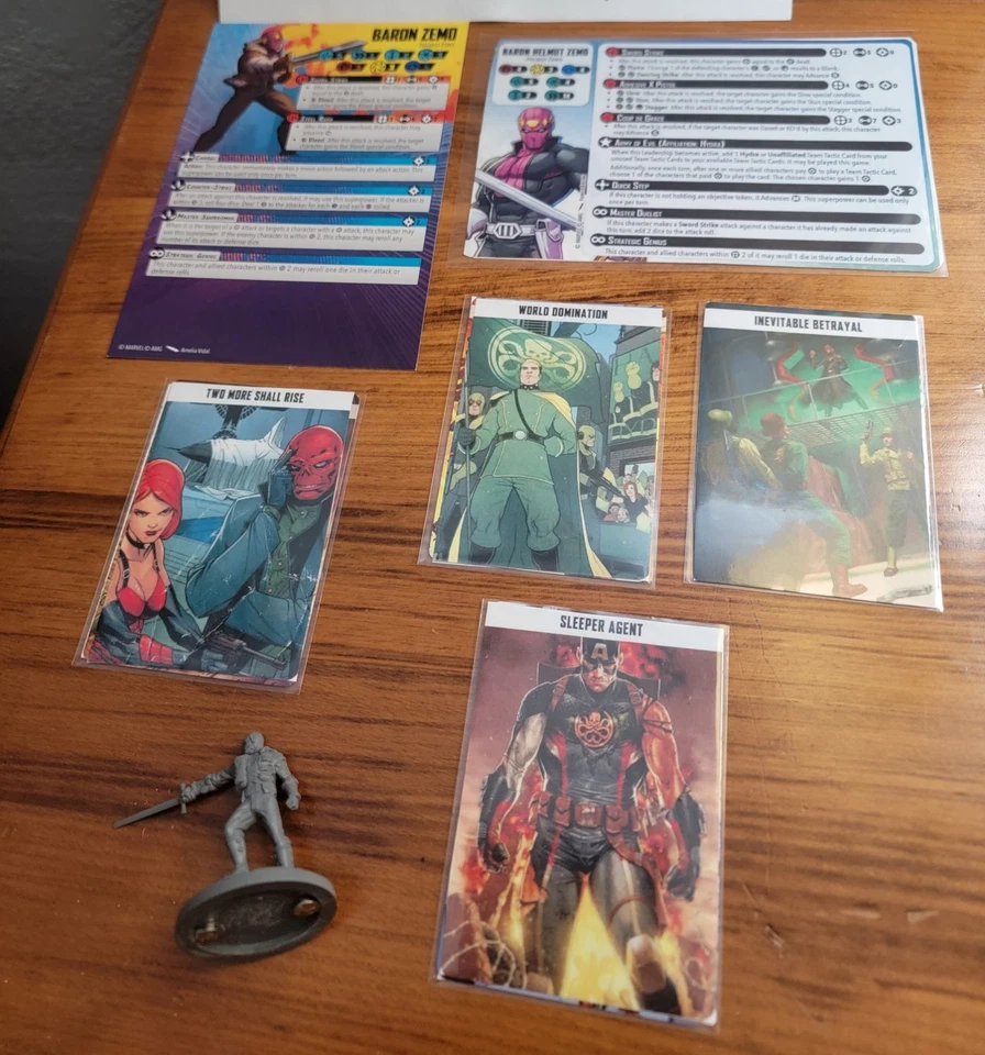 Marvel Crisis Protocol Lote de 5 Minis (Sin Pintar) - 3 Cabal Afiliados y 2 Otros Foto 2 de 4