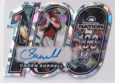 Caden Sorrell 2026 Leaf Baseball Nation Auto Next 100 Silver Ice Autograph /25