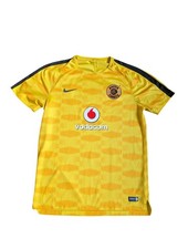 Nike Kaizer Chiefs Training Football Shirt Yellow Mens Large Free Post 