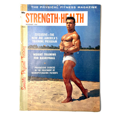Strength & Health Bodybuilding Fitness Magazine NOV 1960 Leroy Saba