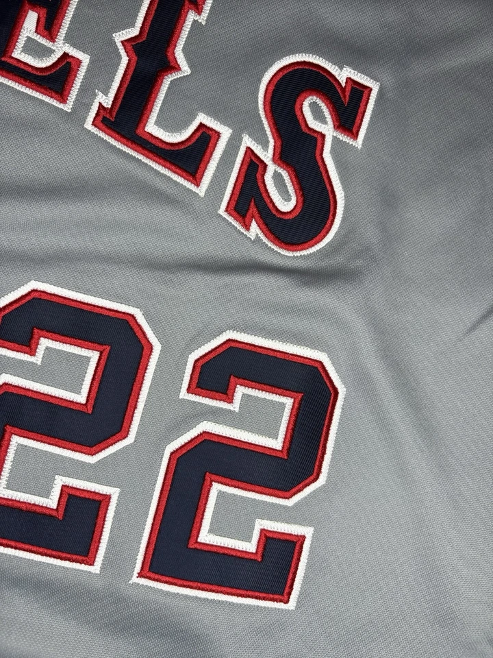 Bo Jackson 1994 California Angels Grey Road Jersey w/ 125th Patch Men’s Large - Image 4 of 4