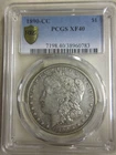1890 CC MORGAN SILVER DOLLAR PCGS XF40