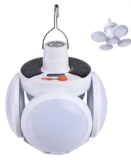 LED Solar Torch USB Rechargeable Night Light Outdoor Camping Lamp Emergency