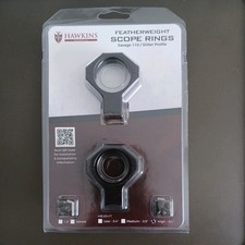 Hawkins Precision Featherweight High 0.6" Scope Rings for Savage 110/Stiller 