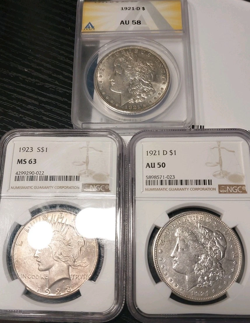 MS 63 Graded 1921 Year Morgan US Dollars (1878-1921) for sale | eBay