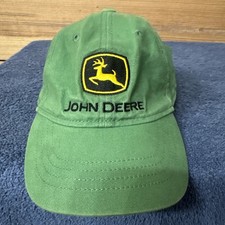 John Deere Cap Hat Toddler Elastic Back Cotton Green