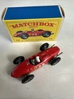 1962 Lesney Matchbox No.73 'FERRARI RACE CAR With Original Box Red Ferrari
