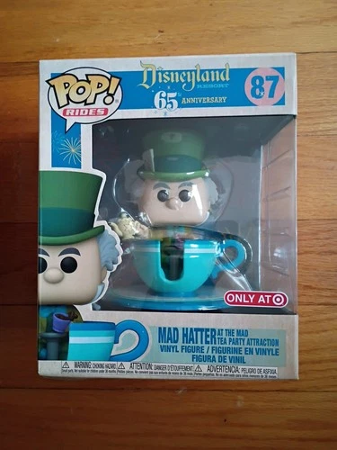 Funko Pop! Rides: Disney - Mad Hatter at the Mad Tea Party Attraction - Dented