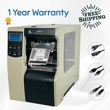 Refurbished Zebra 110Xi4 Thermal Transfer Label Printer 300 DPI 1 Year Warranty