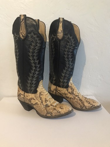 Vintage Snakeskin Boots