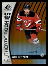 2017-18 Upper Deck SP Game Used Orange Rainbow #172 Will Butcher RC #5/113