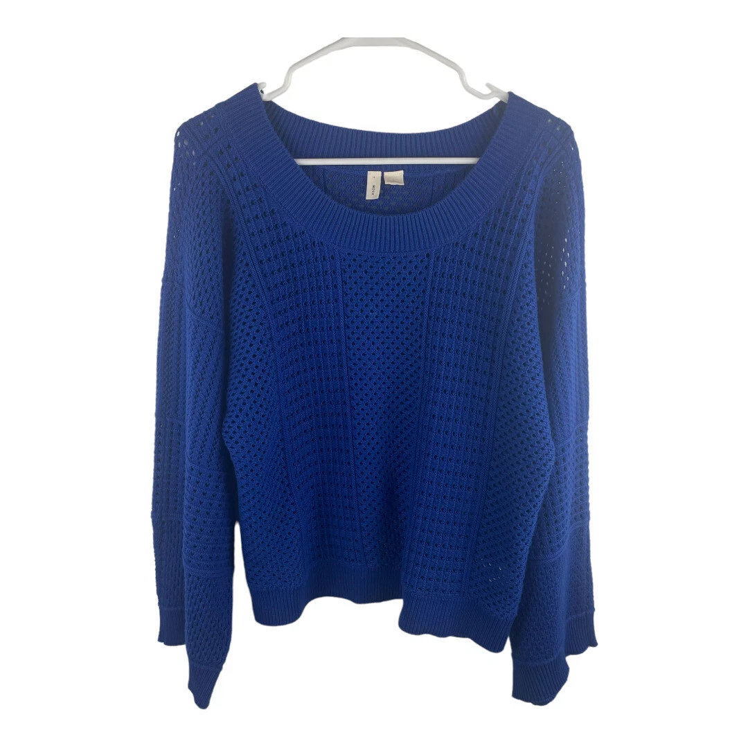 Royal blue deals oversized sweater
