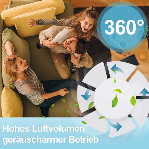 Abluftventilator Küche, 156m³/h IPX2 Lüfter Wasserdicht Badlüfter 150mm NEU - Afbeelding 5 van 9