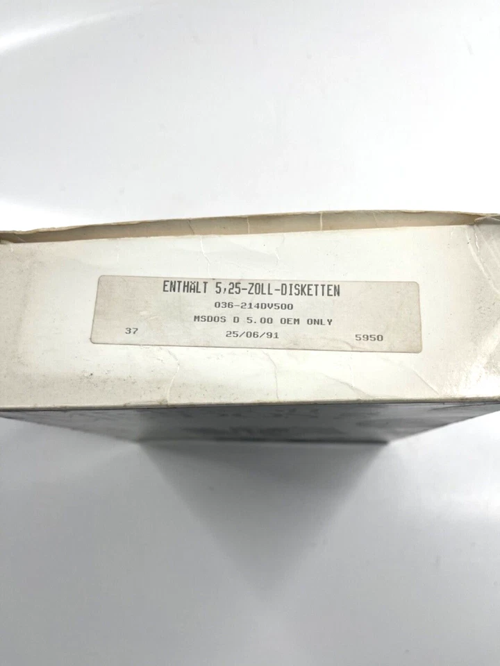 Microsoft MS DOS 5 Betriebssystem Disketten Vintage - Bild 3 von 4