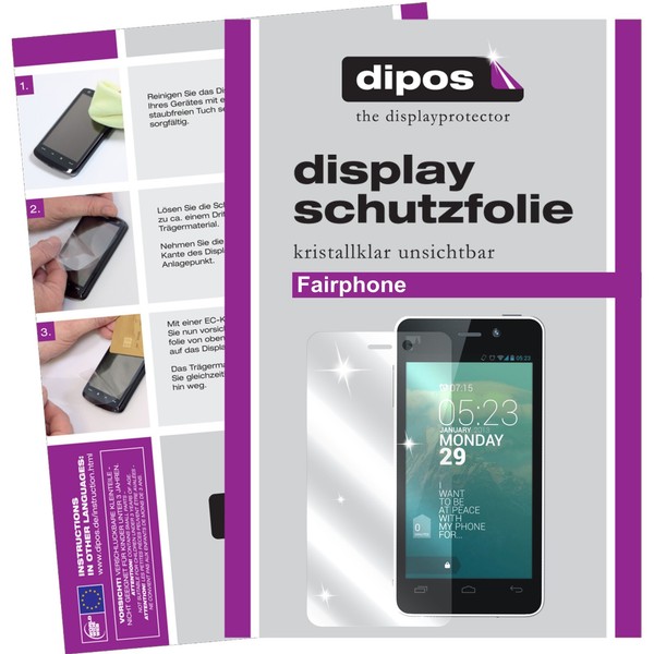 Schutzfolie FüR Fairphone Fairphone Klar Displayschutzfolie Folie Unsichtbar-image