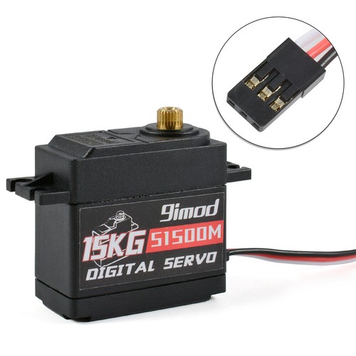 9imod S1500M Metal Gear Digital Servo Motor Lenkservo für 1/8 1/10 RC Auto - Bild 7 von 12