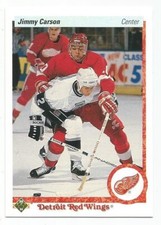 JIMMY CARSON 1990-91 UPPER DECK CARD MINT CONDITION