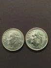 (2 Coins) New 2018 P&D Roosevelt Dimes 10 Cents from BU Bank Rolls