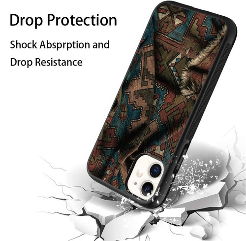 Hybrid Cover originated isfahan persian rug For iPhone SE XS XR Max 5 6 7 8 Plus - Picture 14 of 25