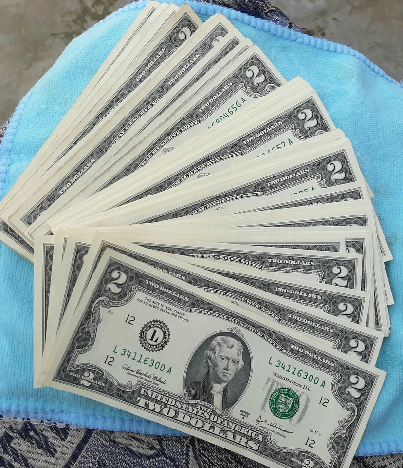 2003 Two dollar bill uncirculated  - Image 3 of 3