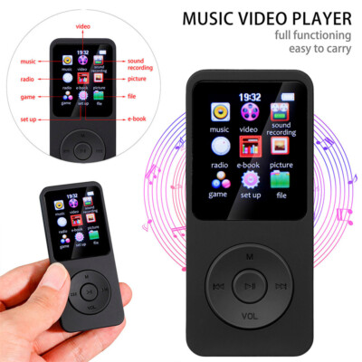 Support 128GB Bluetooth MP4/MP3 Lossless Music Player Radio Recorder Sport Hifi