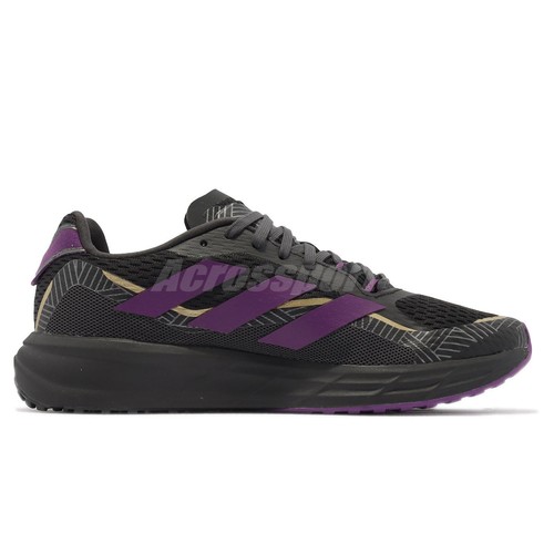 adidas SL20.3 Black Panther 2 Marvel Black Gold Purple Men Running Shoes HQ1078 | eBay