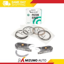 Piston Rings Main Rod Bearings Fit 97-01 Honda Cr-v 2.0l Dohc B20b4 B20z2