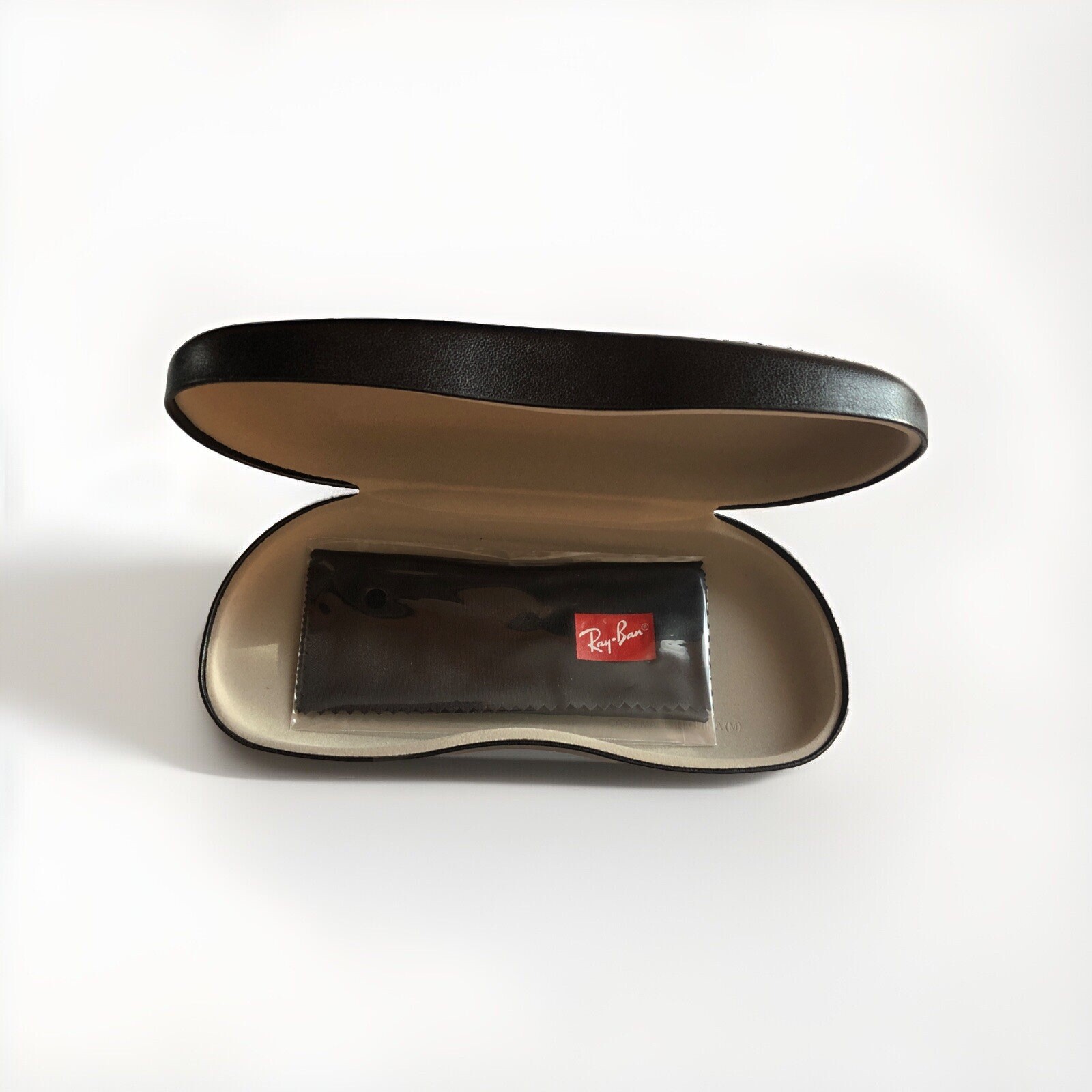 Ray Ban Universal Black Medium Hard Case for Eyeglasses & Reading Glasses Cloth