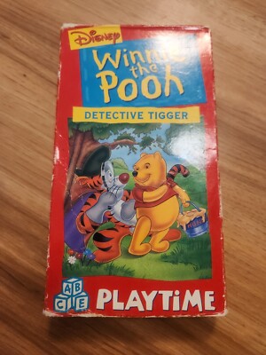 Winnie the Pooh - Pooh Playtime - Detective Tigger (VHS, 1994)