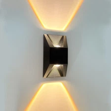 Up Down 6W COB LED Outdoor/Indoor Waterproof Lamp Fixture Garden Yard Wall Light