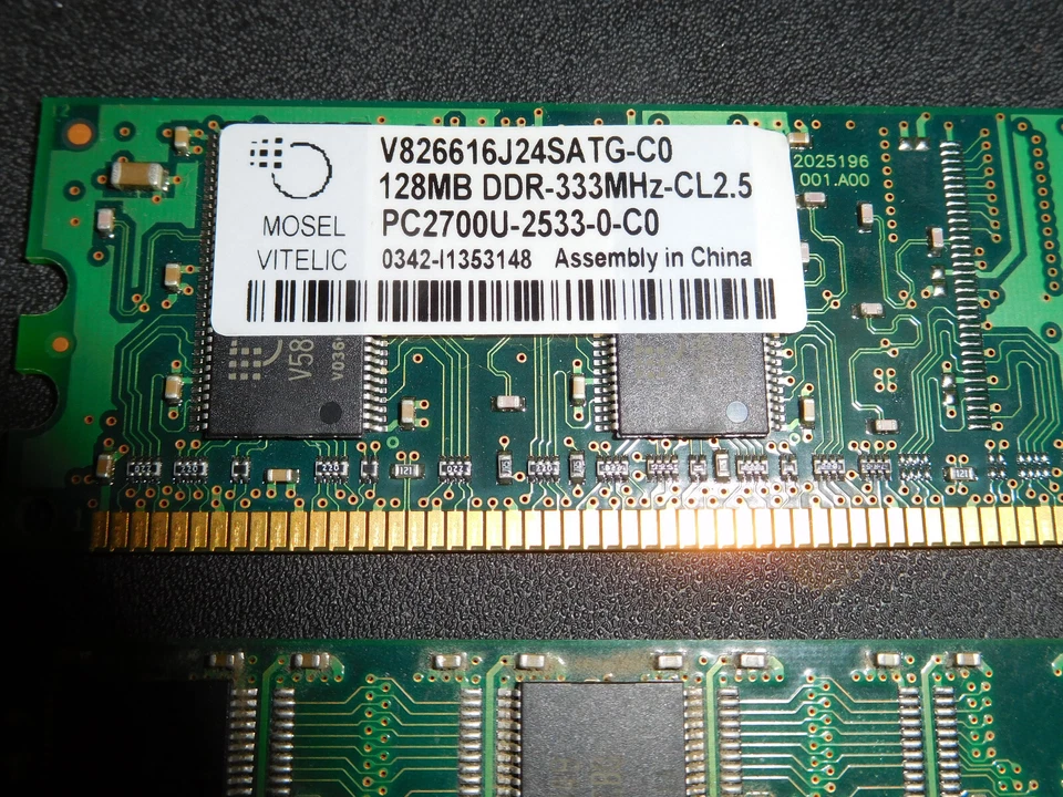 768MB of DDR SDRAM. 3 Modules 184 Pin. Free Shipping! - Image 2 of 4