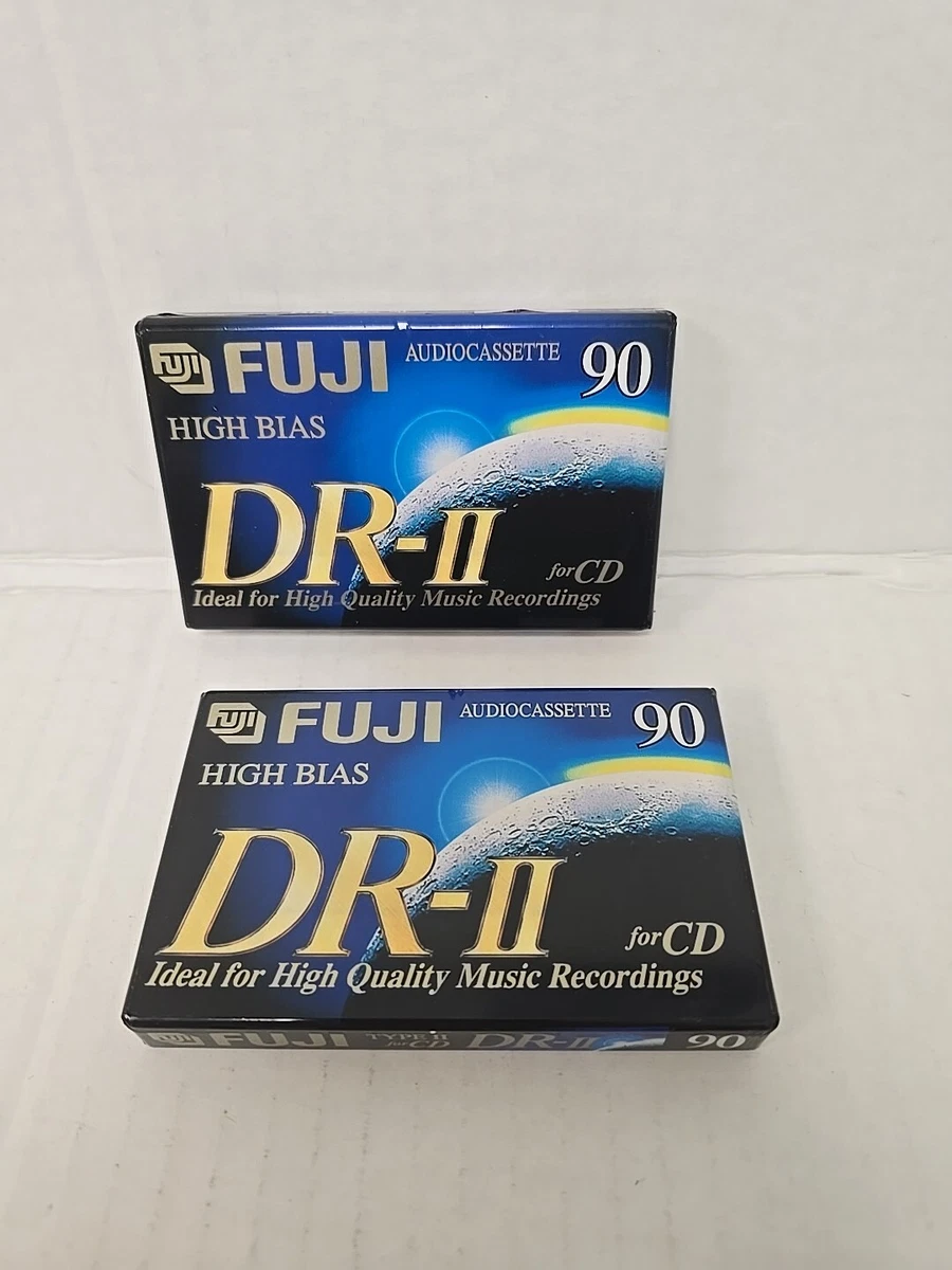 Lot De 5 Cassettes Audio Fuji DR-90 – Vintage – Type I – Fabriquées Au Japon – 1985