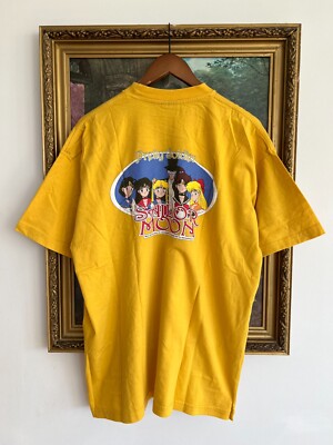 Vintage 90s Sailor Moon Anime Manga Yellow T-shirt Sz XL | Hook