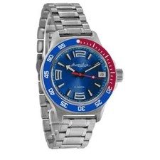 Vostok Amphibia 740376 Watch Diver Mechanical Automatic USA Seller